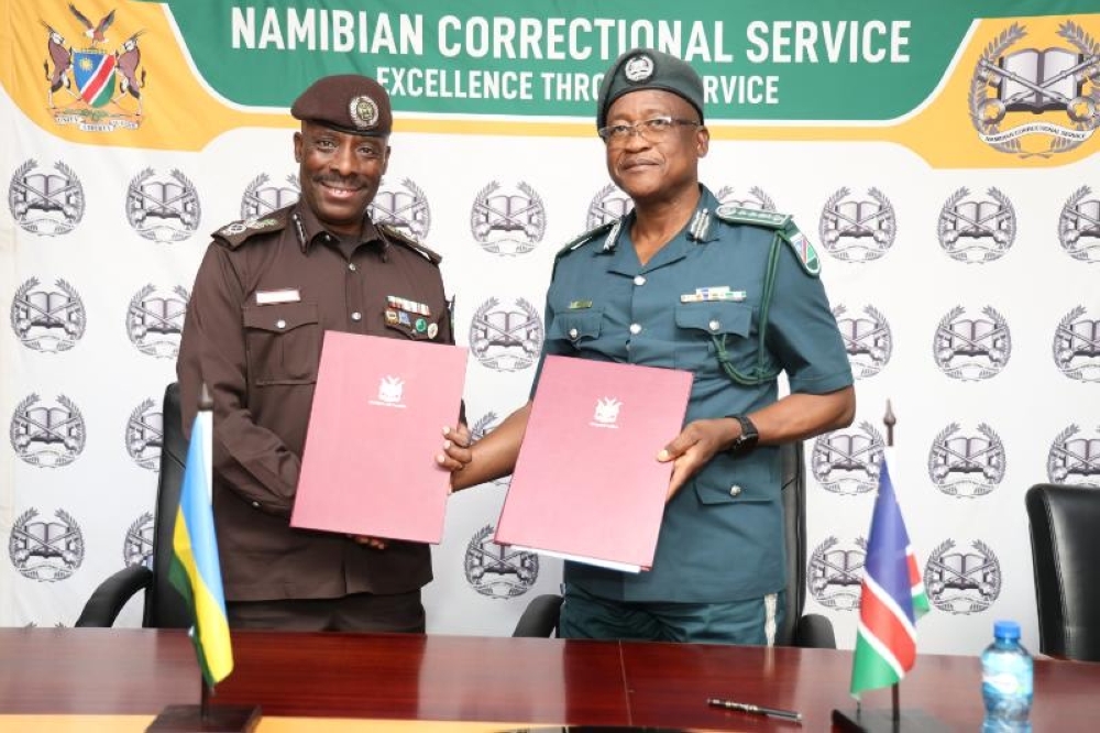 Rwanda, Namibia ink partnership in correctional services