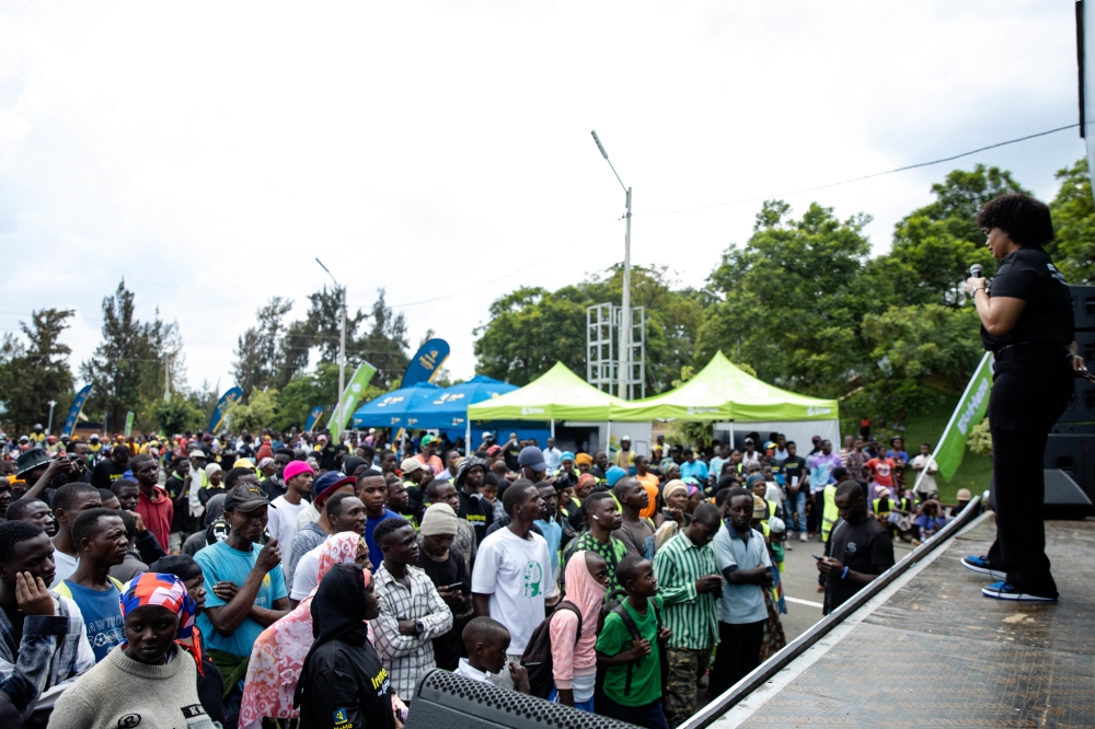 Mobile Money Rwanda Limited (MoMo Rwanda), in partnership with the Rwanda Social Security Board (RSSB), launched the “Iremere Ejo Heza” campaign on November 25. Photo by Dan Gatsinzi.