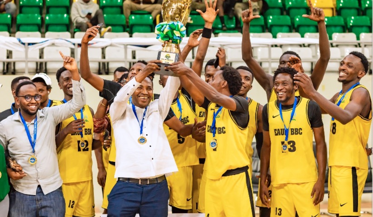 EAUR secured promotion to Rwanda Basketball League after a convinving 3-1 victory over Inspired Generation in the second division league finals. Photo Courtesy