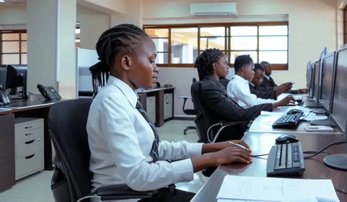 Office workers in Rwanda spend most of their day seated at desks.