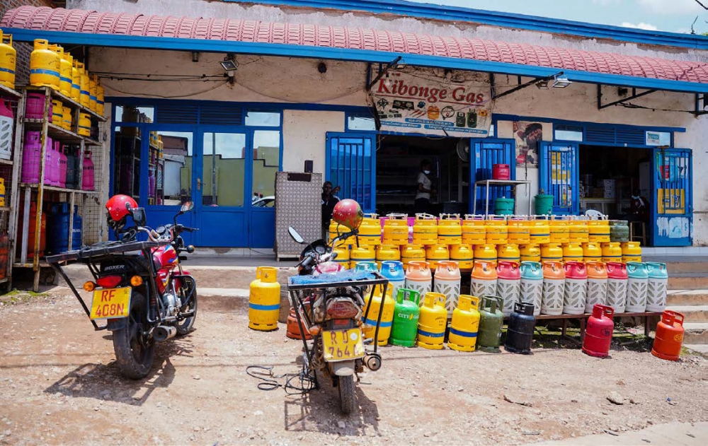 A liquefied gas retail shop in Gihogere, Remera. Photo: Courtesy.