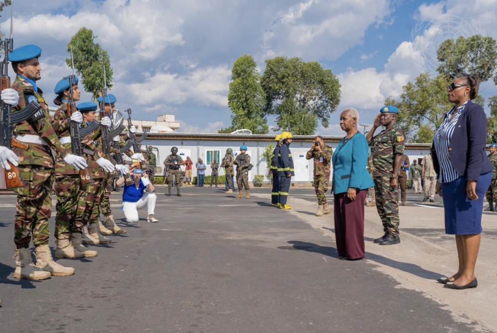 Bintou Keïta, the head of the UN mission in DR Congo attends an event at the mission’s base in Goma in September 2025. The Guinean diplomat is stepping down at the end of November 2025. Courtesy