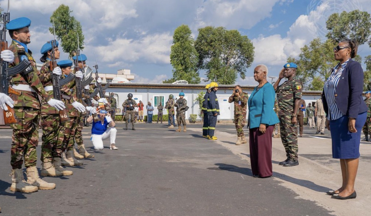 Bintou Keïta, the head of the UN mission in DR Congo attends an event at the mission’s base in Goma in September 2025. The Guinean diplomat is stepping down at the end of November 2025. Courtesy