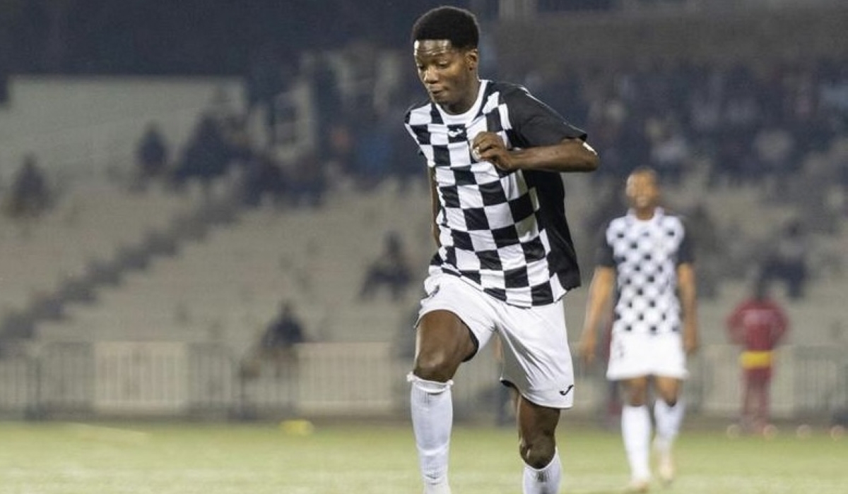 Forward Mamadou Sy scored and provided an assist as APR FC beat Etincelles 2-1 on Tuesday at Kigali Pele Stadium. Photo by IGIHE