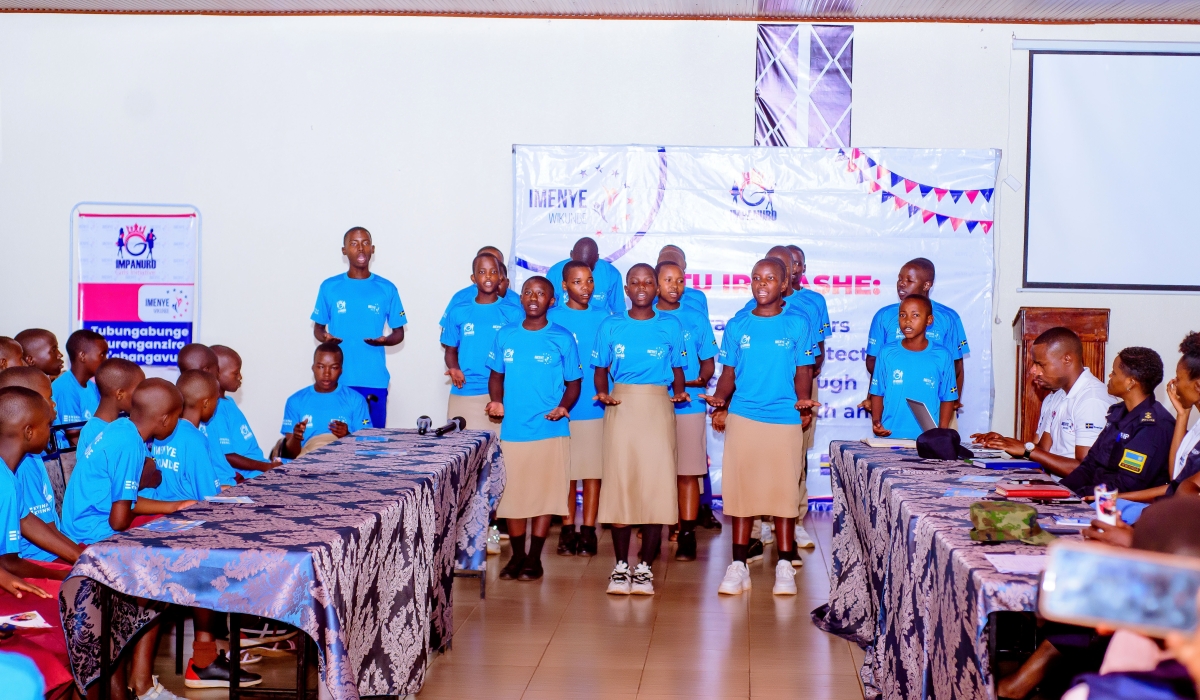 Students perform during the Imenye Wikunde (Know Yourself, Love Yourself) project event in Kirehe District on November 30. Courtesy