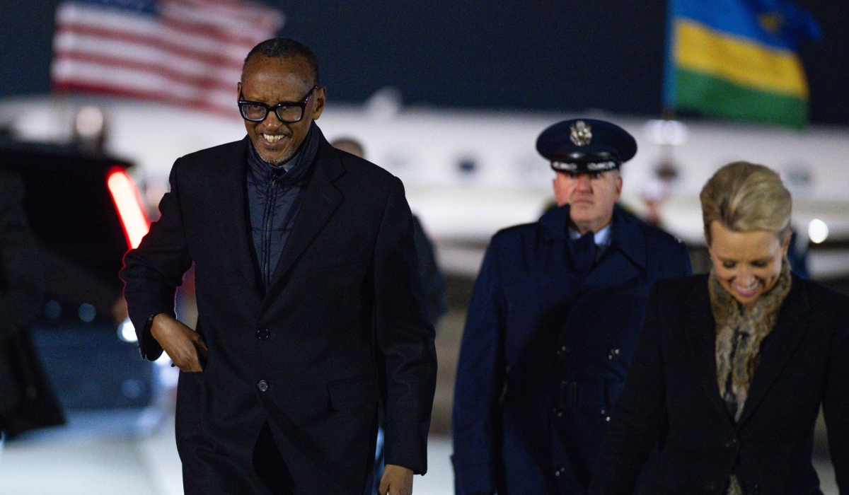 President Kagame arrived in Washington, D.C., on Wednesday, December 3. Photo by Village Urugwiro