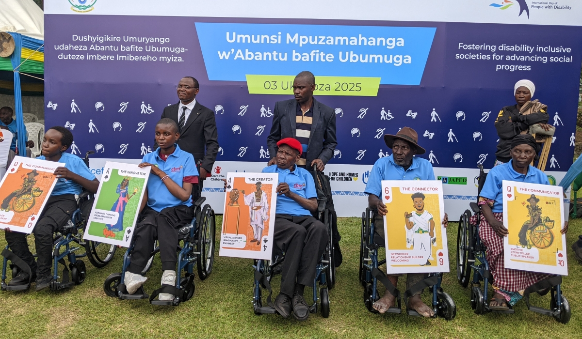 The celebration of the International Day of Persons with Disabilities, held in Nyabihu District on Wednesday, December 3. Photo by Germain Nsanzimana