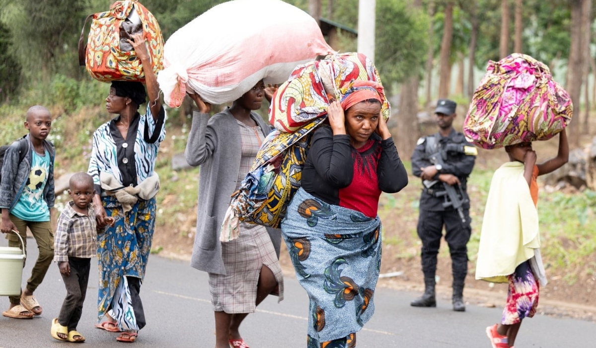 Over 754 Congolese refugees fled intense fighting between the AFC/M23 movement and DR Congo government coalition forces in South Kivu Province on December 5. Courtesy 