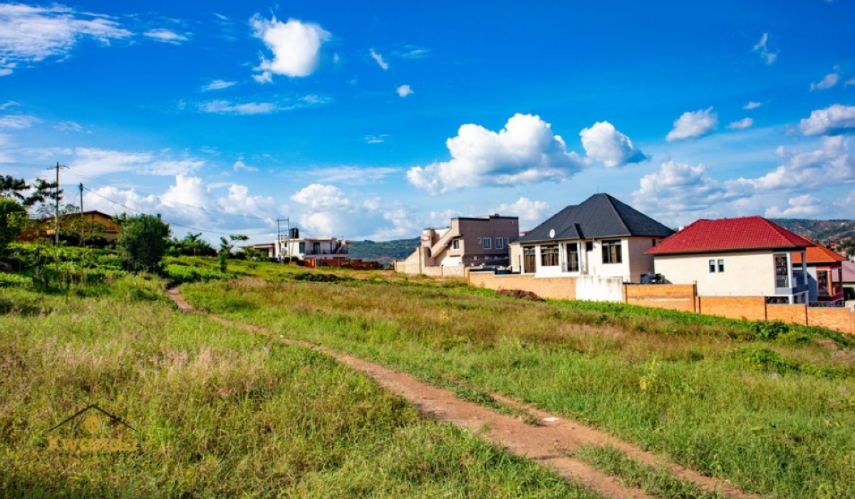 An undeveloped part of the Kibagabaga neighbourhood in Gasabo District. The new Participatory Land Readjustment model will help guide the way communities upgrade and develop their neighbourhoods. Photo: Courtesy
