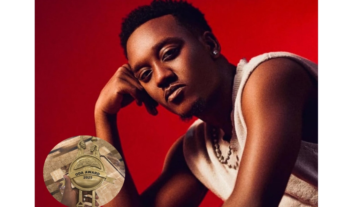 Producer and singer Element won &#039;African Super Star&#039; award at the ODA Awards 2025 held in Ethiopia on December 9. Photo courtesy