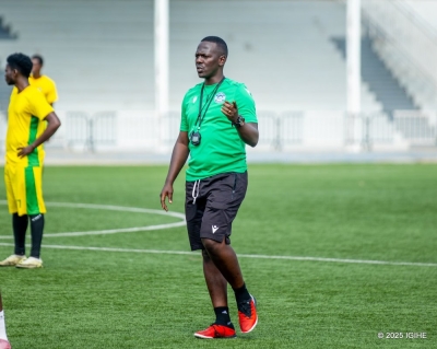 AS Kigali coach Shabani Mbarushimana insists his side is struggling due to squad shortage. Photo by IGIHE
