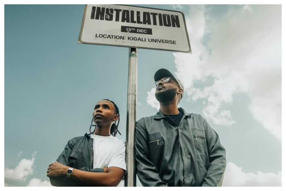 Kivumbi King (L) and Mike Kayihura will launch their EP &#039;Installation&#039; at Kigali Universe on Saturday, December 13.