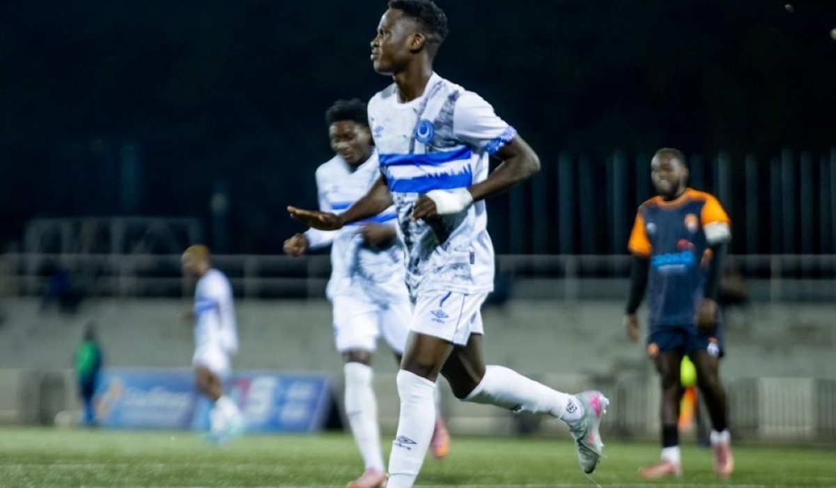 Girumugisha scored a hat trick as Al Hilal beat Bugesera FC 3-1 at Kigali Pele Stadium on Thursday, December 11. Photo by IGIHE