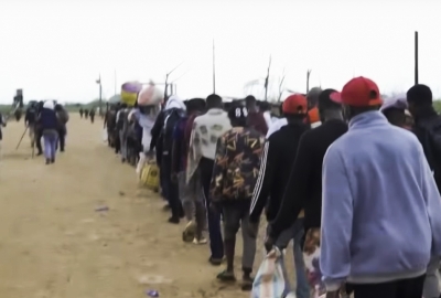 Some oth the 500 Burundian refugees who were facilitated by M23 rebels to return in their country. Courtesy