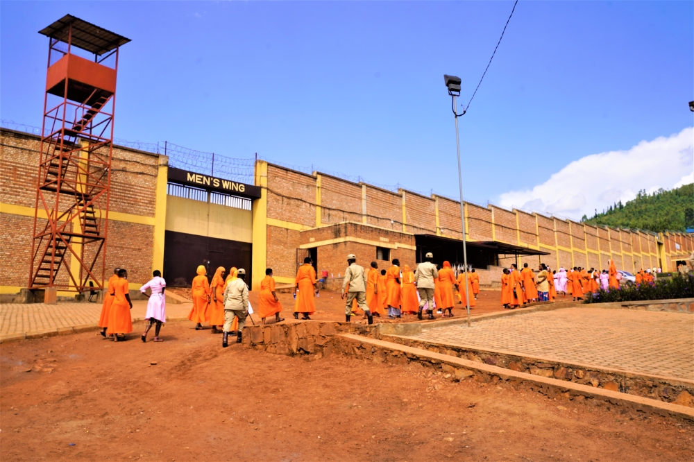 Some of the inmates at Nyarugenge Prison. Photo by Craish Bahizi 