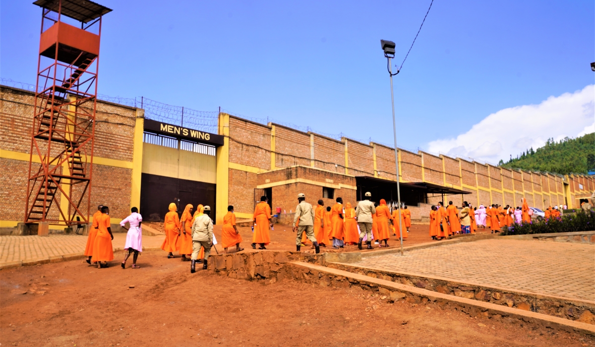 Some of the inmates at Nyarugenge Prison. Photo by Craish Bahizi 