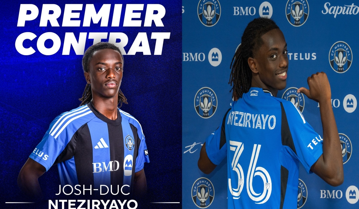 Rwanda-Canadian football prodigy Josh-Duc Nteziryayo has been promoted to Major League Soccer (MLS) side CF Montréal’s senior team.