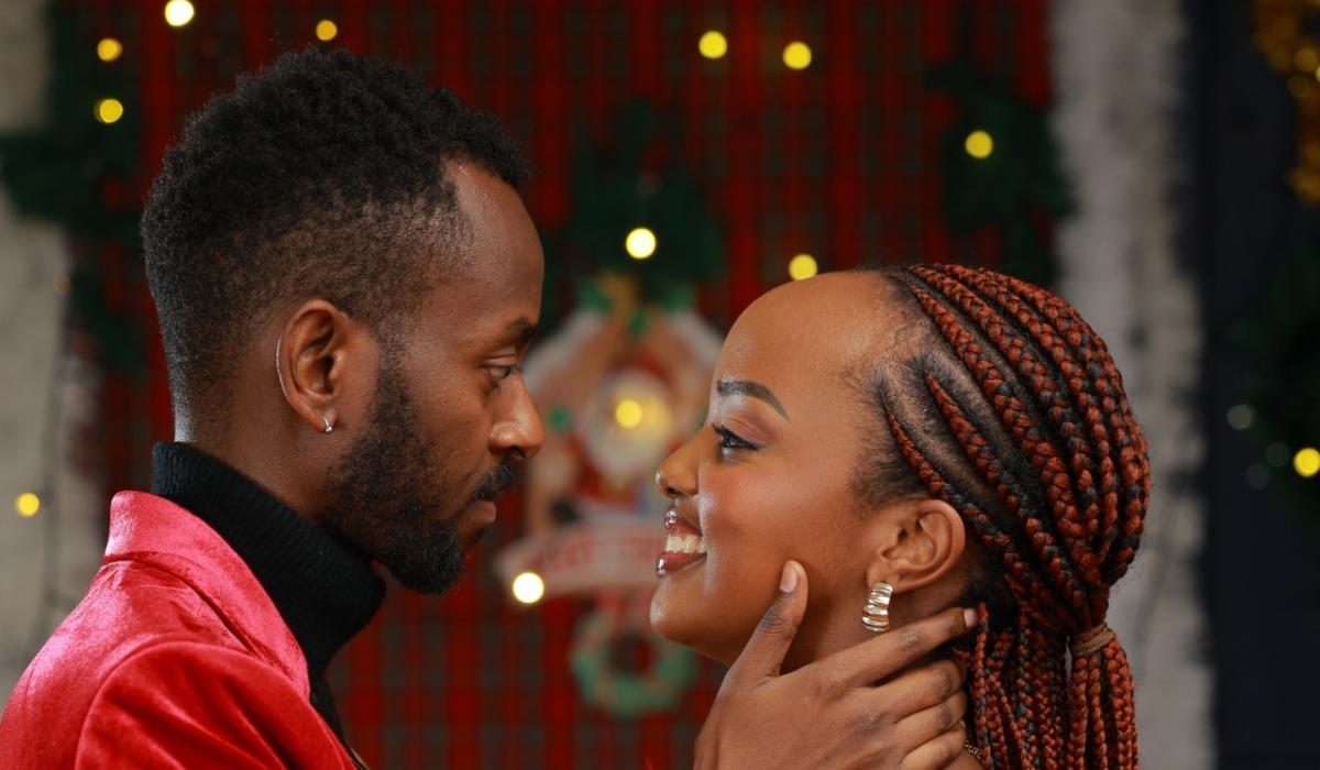 The main actors of ‘The Bridge of Christmas’ Sano Panda and Vanessa Ariane Irakoze