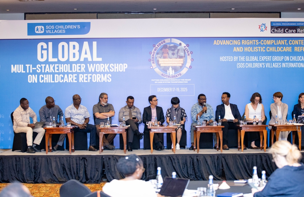 Panelists during the two-day meeting in Kigali on December 17. Photo by Dan Gatsinzi
