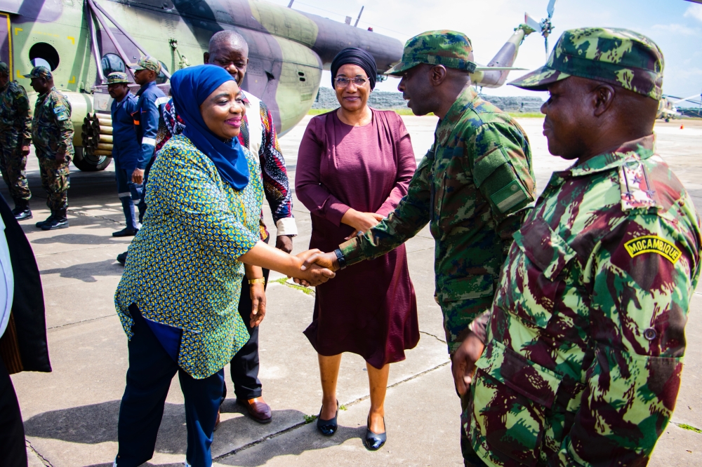 Mozambican parliament chief visits Rwandan forces in Cabo Delgado