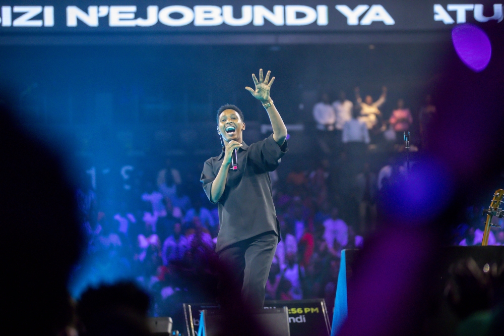 Rwandan gospel star Israel Mbonyi will headline first Icyambu live concert in Rubavu on January 1. Photo: Dan Gatsinzi.