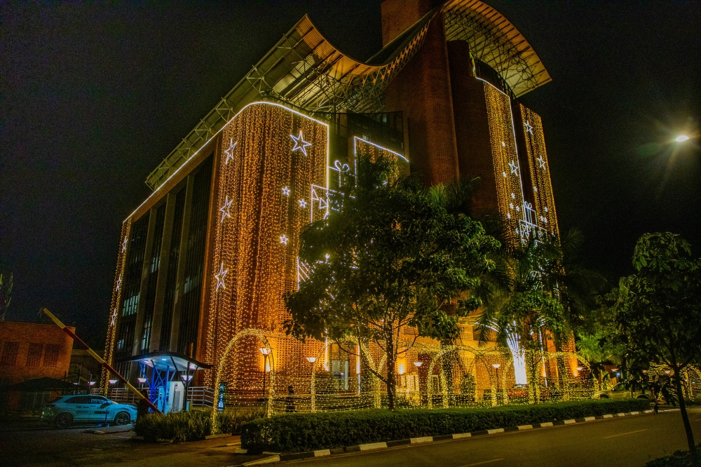 A colourful view of I&M Bank headquarters. 