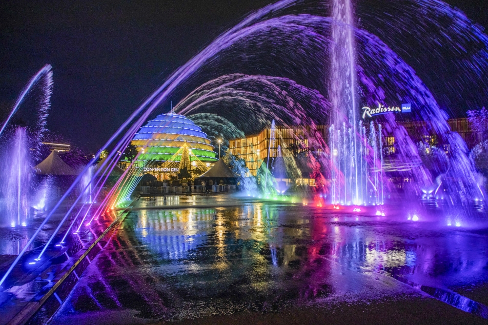 PICTORIAL: KCC public square adds sparkle to Kigali’s festive season