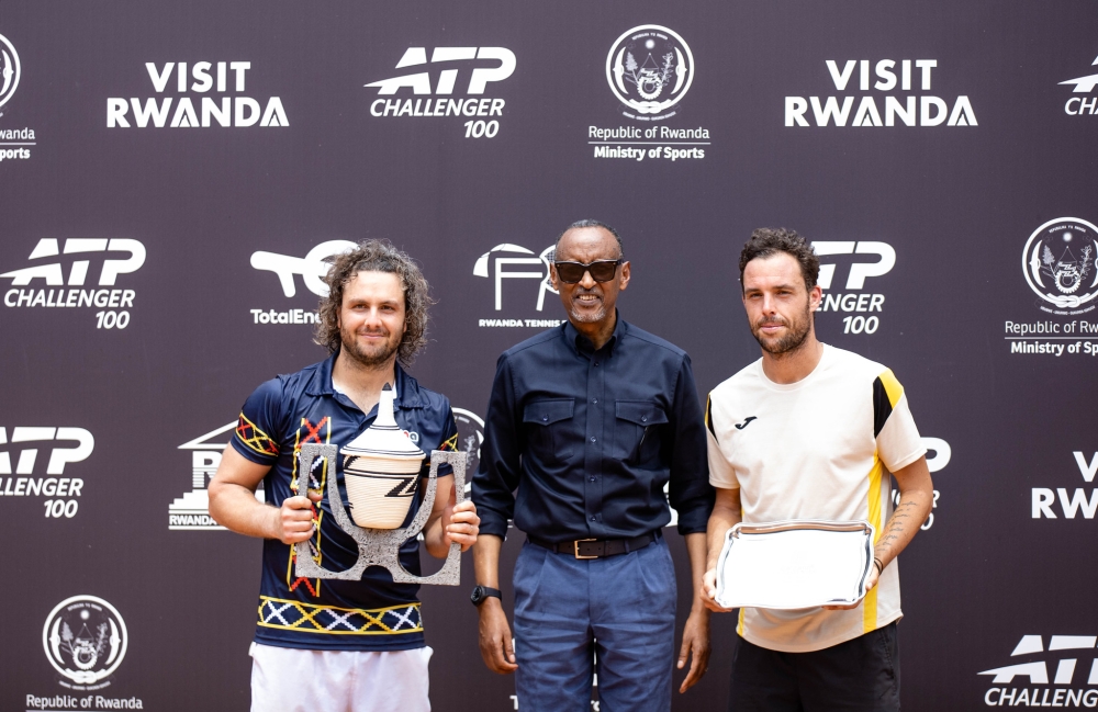 PHOTOS: Trungelliti beats Cecchinato to win second Challenger title in Kigali