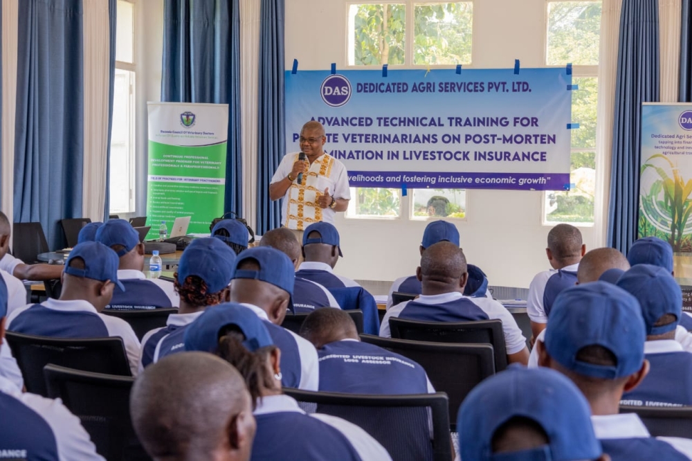 Veterinarians during a workshop. According to RAB, 98 veterinarians and paraveterinarians from across the country have been trained in livestock loss assessment and postmortem procedures.