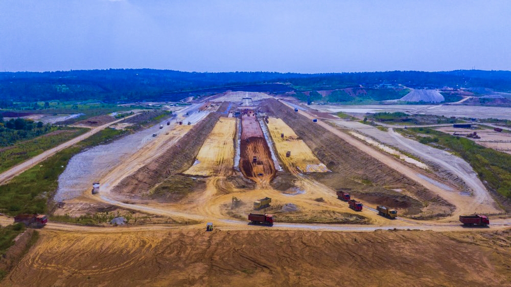 The ongoing construction activities of Muvumba multipurpose dam. Courtesy (1)