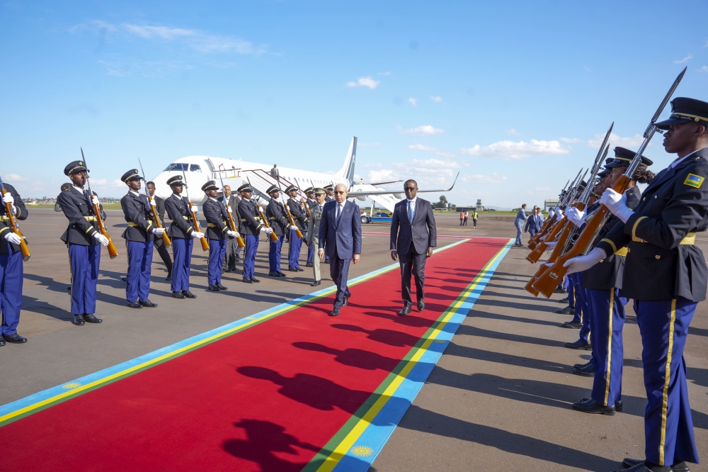 President of the Islamic Republic of Mauritania, Mohamed Ould Ghazouani.