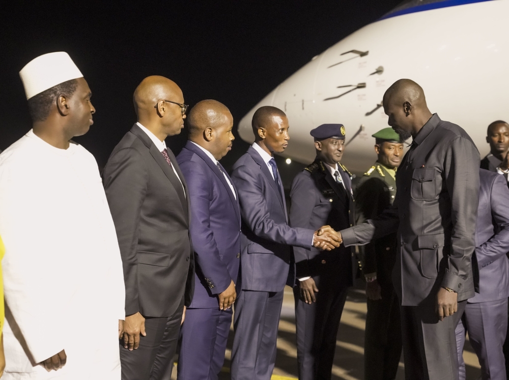 President Mamadi Doumbouya of Guinea, arrived on May 12