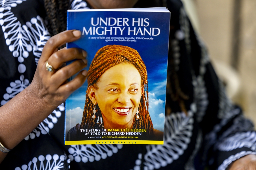Having survived the genocide, Uhumuriza later wrote her testimony in her book Under His Mighty Hand, which she launched on May 1.