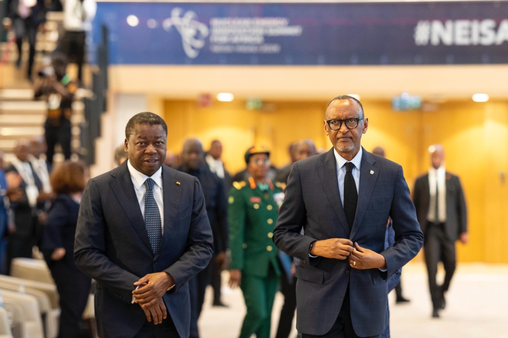 Togolese President Faure Essozimna Gnassingbé was in Rwanda for the Nuclear Energy Innovation Summit for Africa on Tuesday, May 19. Photo by Village Urugwiro
