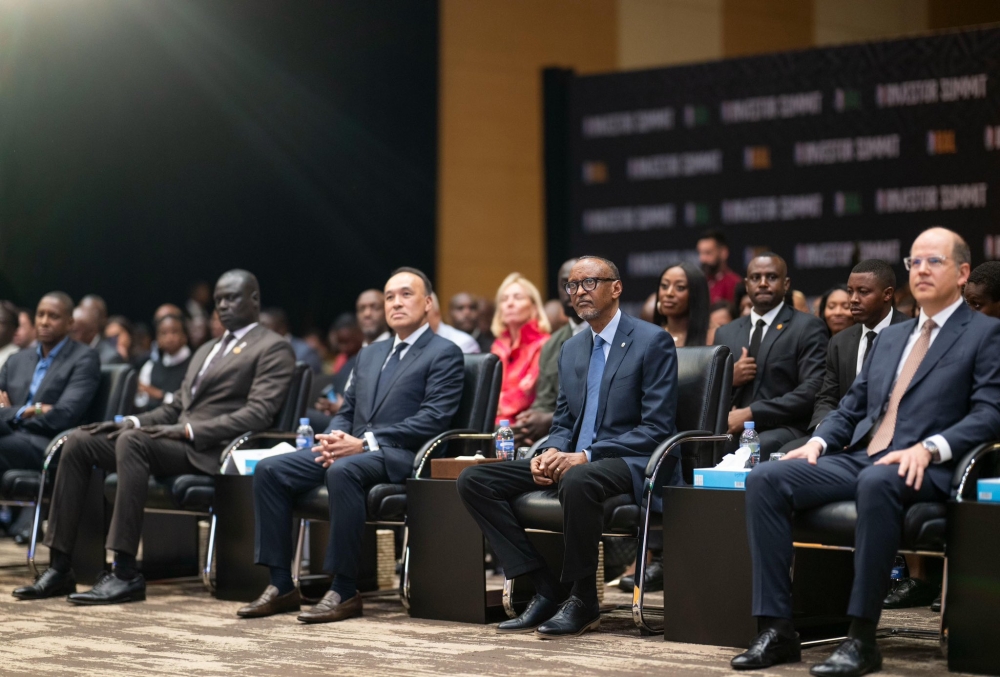 President Kagame and other delegates during BAL Investors Summit.