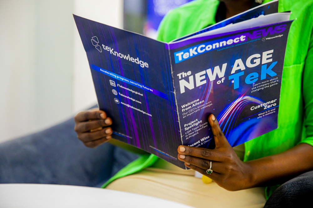 TeKnowledge has been part of Rwanda’s technology landscape for the past five years, operating a large‑scale technical delivery centre in Kigali. Kelly Keza