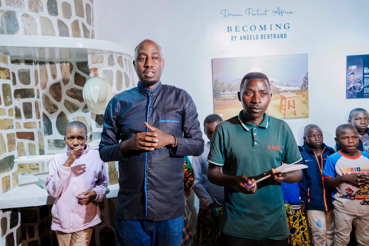 Rwandan visual storyteller Angelo Bertrand Kwizera.