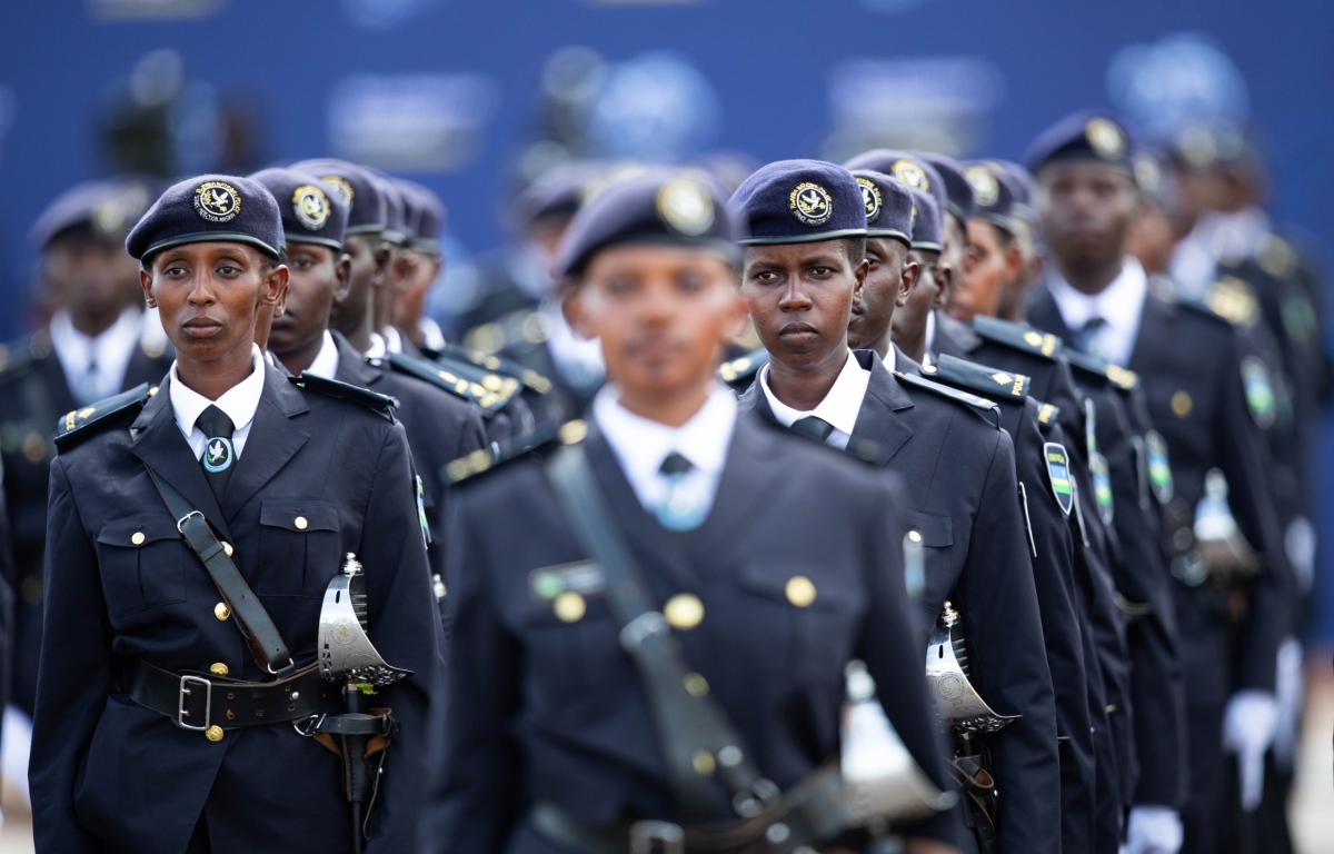 Kagame thanked police officers for the sacrifices they continue to make to ensure citizens live and work safely and with dignity.