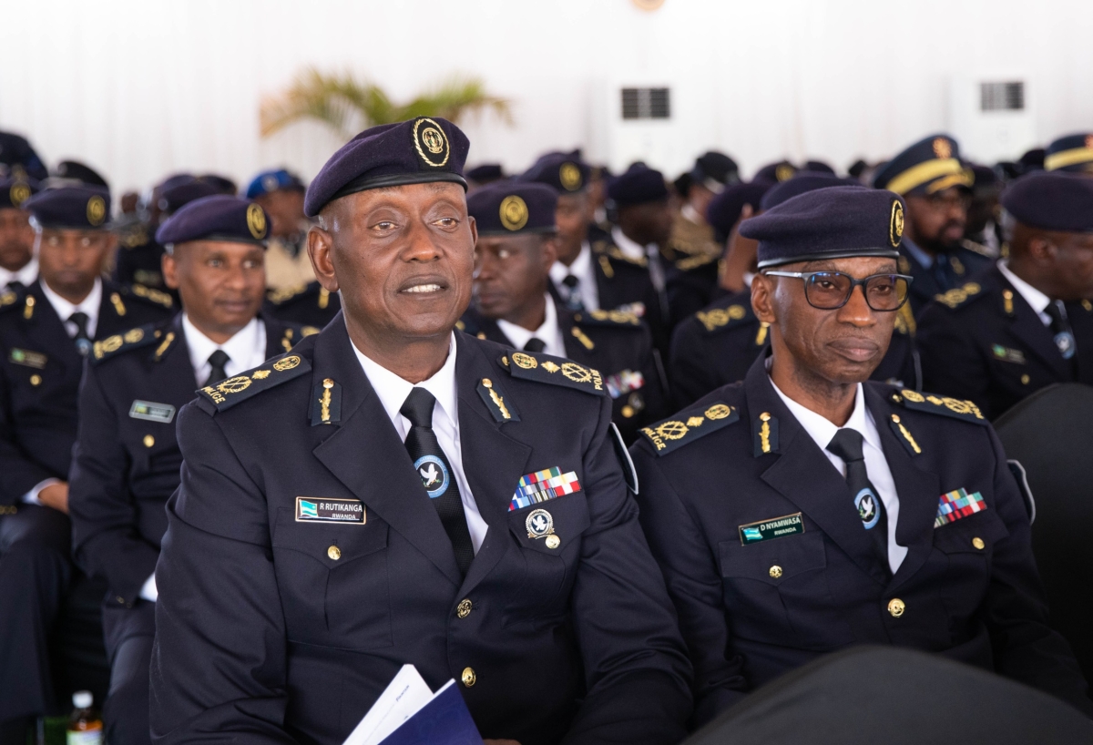 The event was attended by senior police officers.