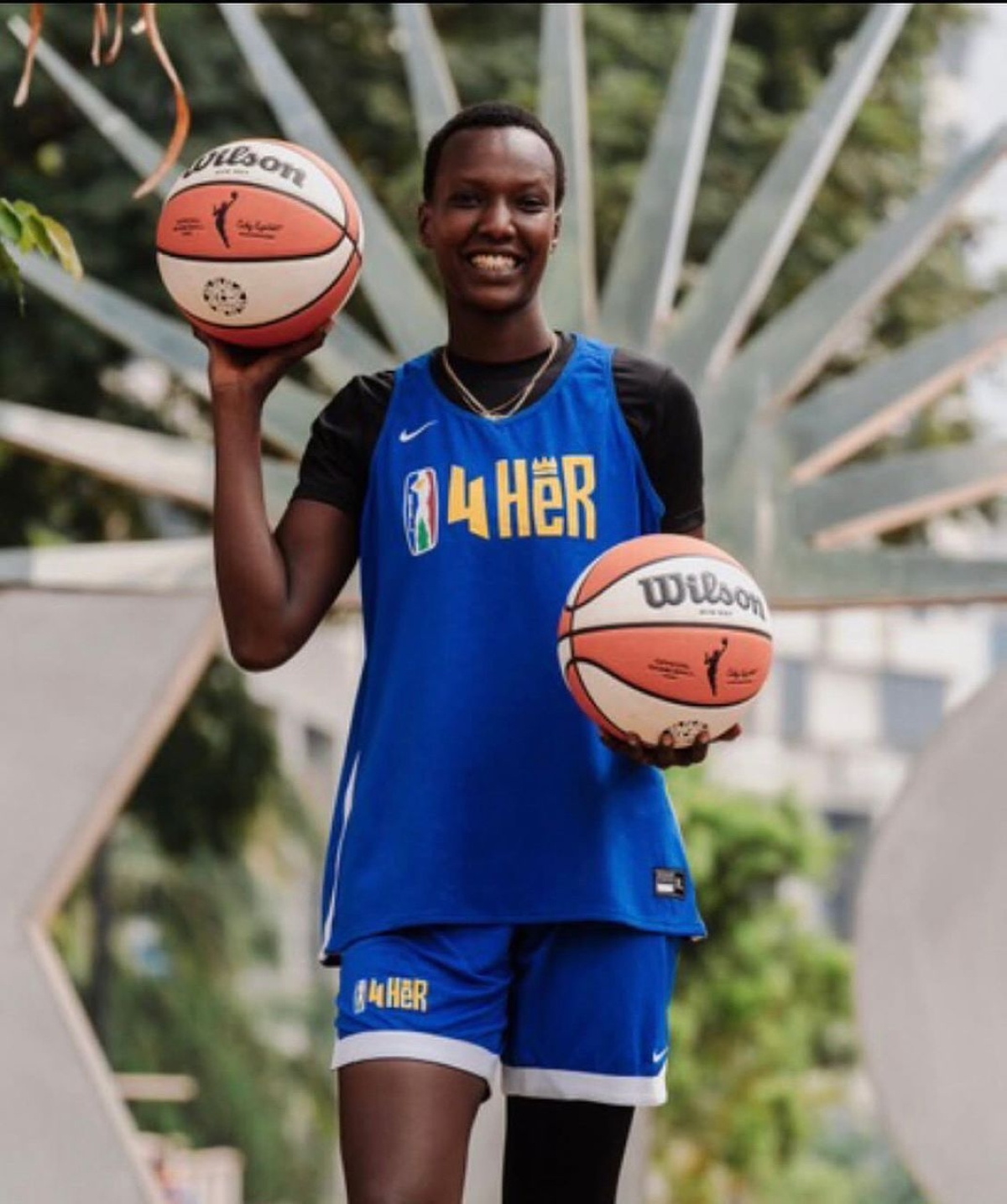 Jane Dusabe who participated in the 2024 BAL4HER edition said the initiative is a turning point for young girls aspiring to play basketball. Courtesy