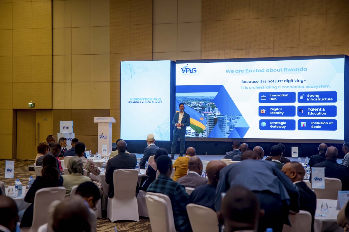 A Presentation during VisiontechPLG Rwanda Launch Summit 2026,