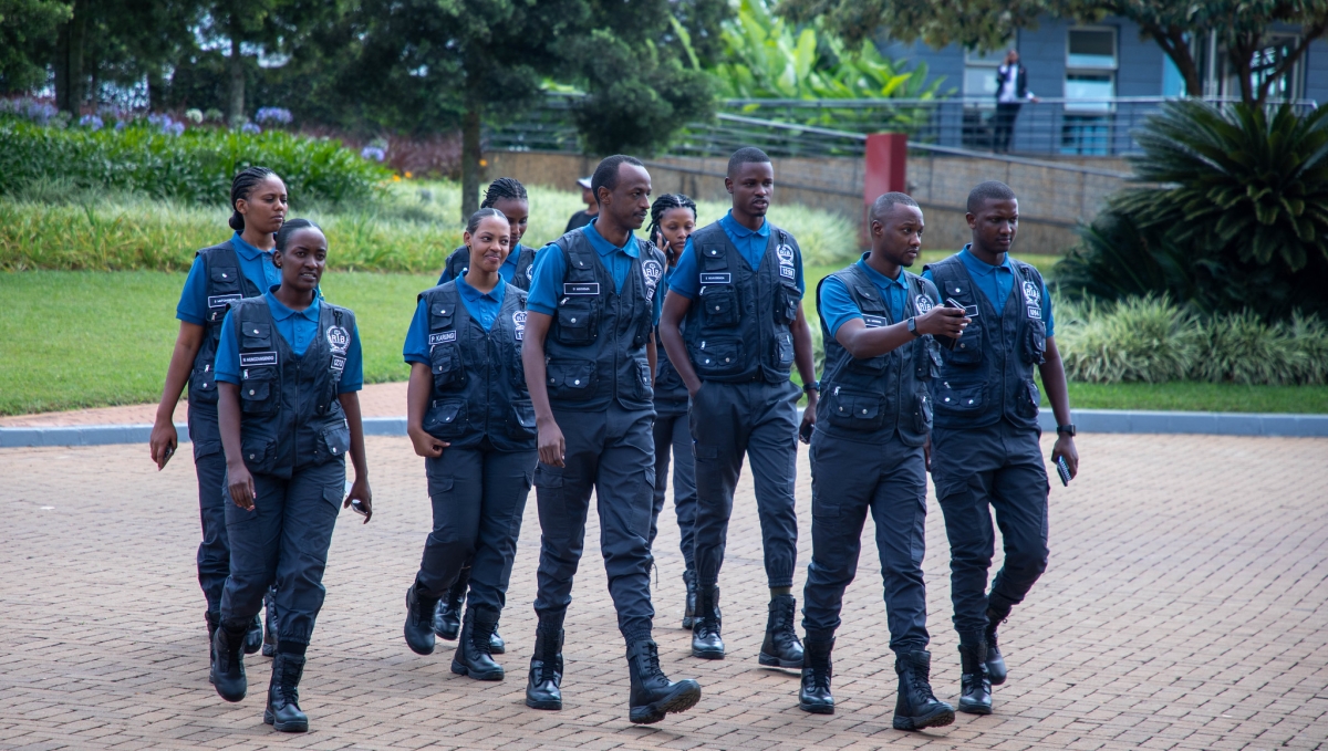 Rwanda Investigation Bureau personnel were among the participants who attended Ihigango cy'urungano Forum in Kigali.