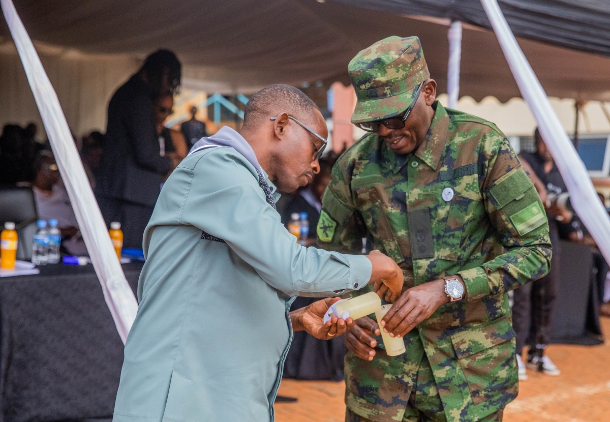 Lt. Col. Simon Kabera, urged the  mourners to reflect on their responsibility to contribute to national development and preserve what has been achieved