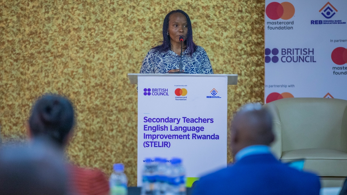 Dr Flora Mutezigaju, Deputy Director General of REB, addresses participants at the event.