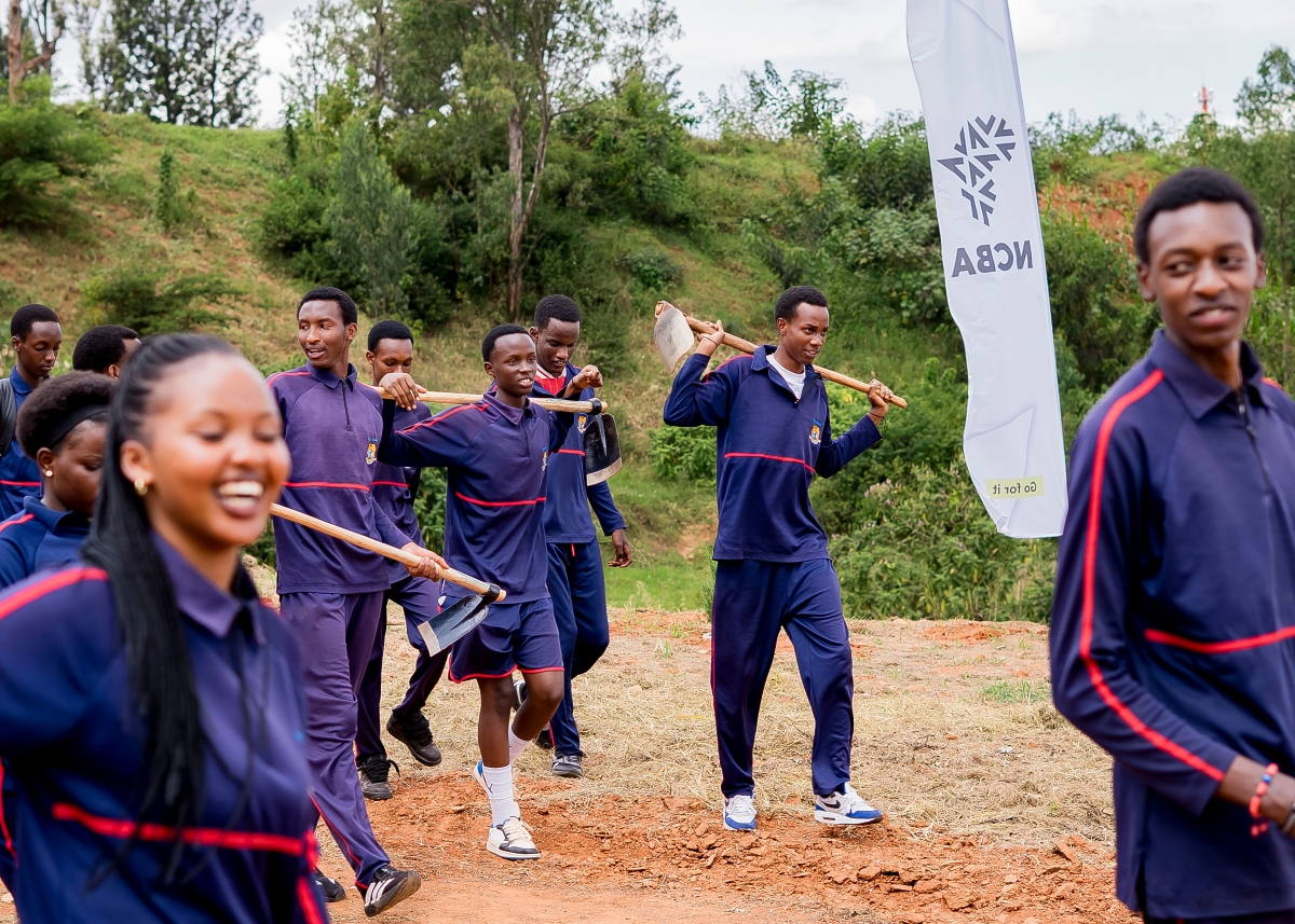 Excella High School students ready for tree planting on World Environment Day (courtesy)