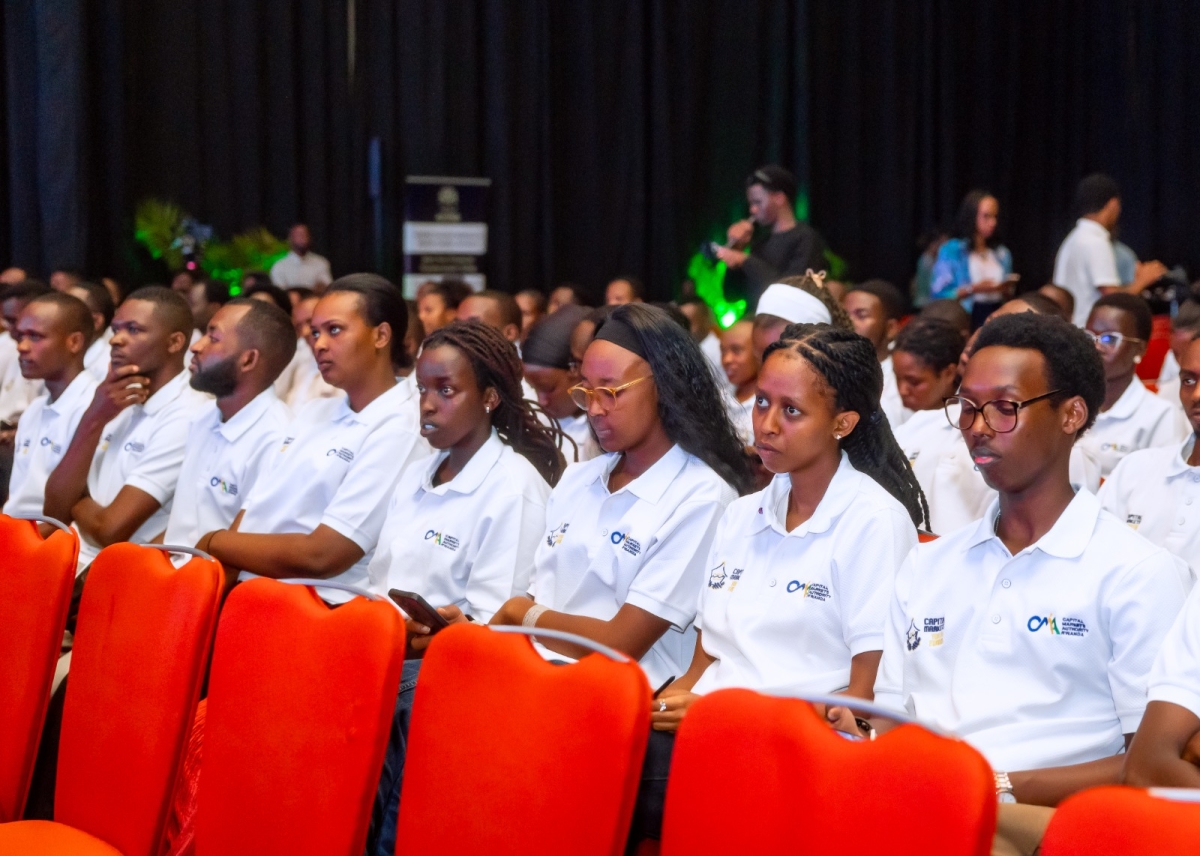 More than 1,000 young people attended the Capital Markets Youth Forum 2026. Photos by Kellya Keza