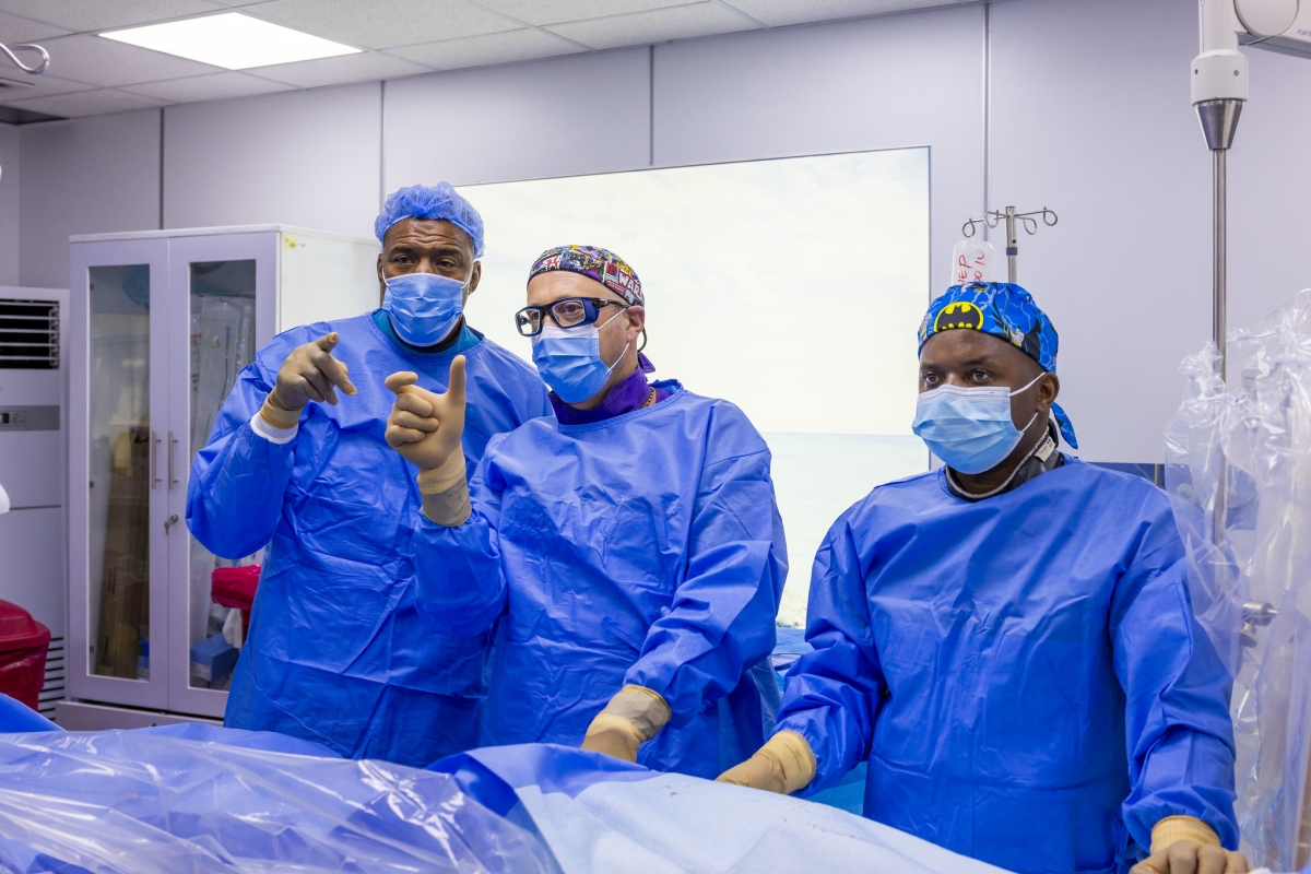 The partnership is helping King Faisal Hospital to treat patients and building the knowledge and experience of their team