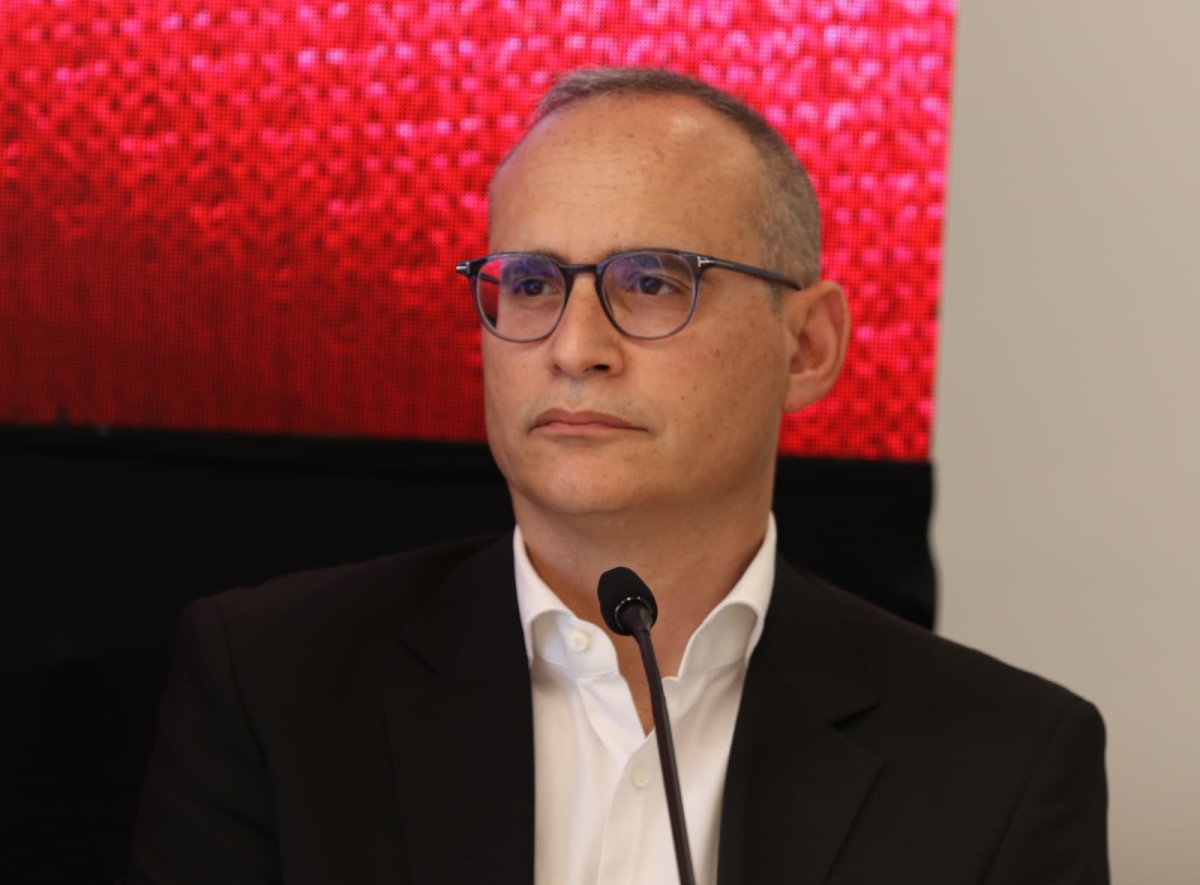 Israel Stock Exchange CEO Itay Ben-Zeev, the owner of Hapoel Hadera. courtesy