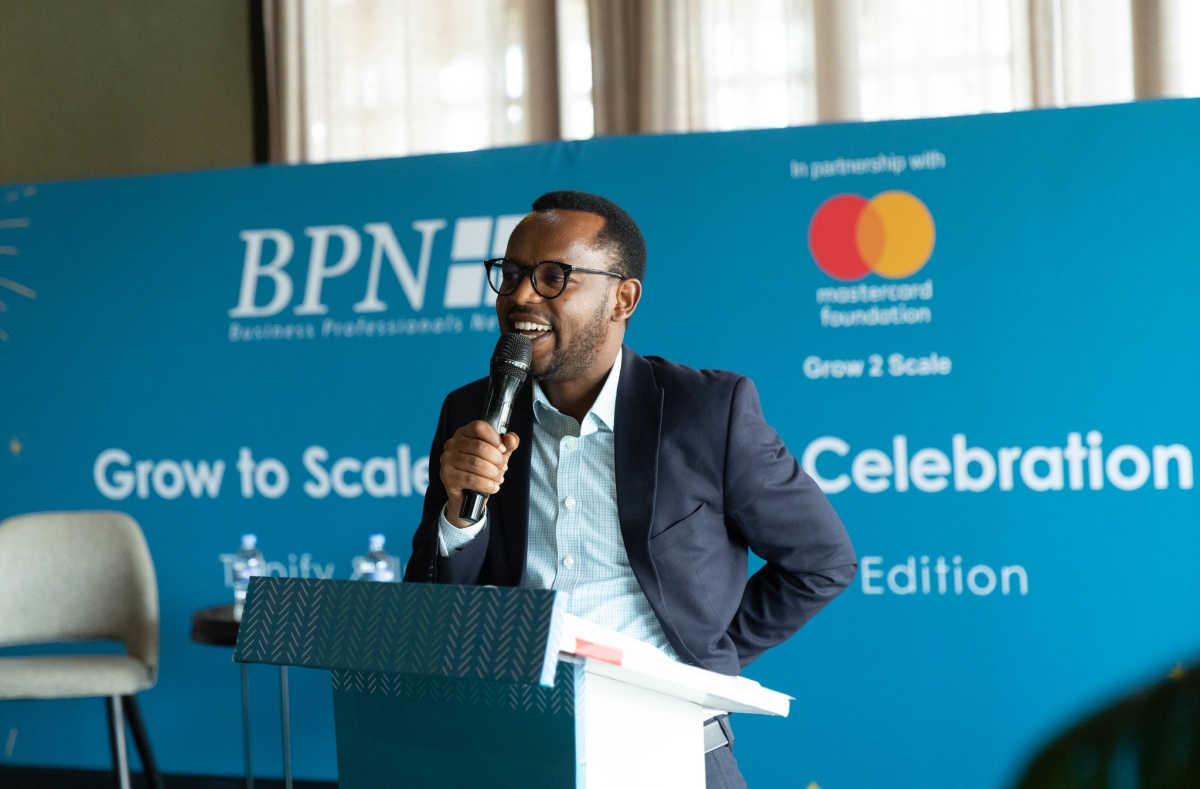 Country Program Partner at the Mastercard Foundation, Emery Musonerwa.