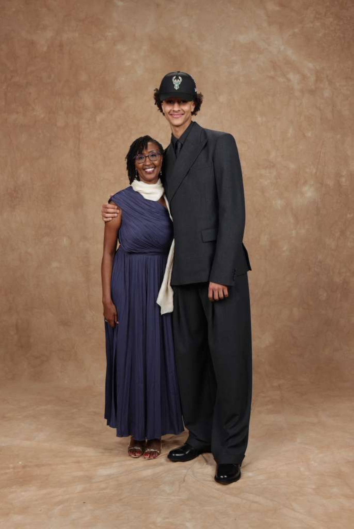 Rwandan-American forward Nate Ament's mother Godelive Mukankuranga.